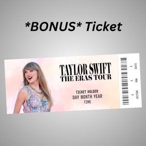 5 Customizable Taylor Swift Concert Ticket Templates Customizable ...