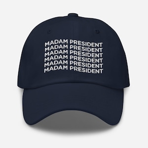 Madam President Hat Kamala Harris for President 2024 Madame President Flag Baseball Cap
