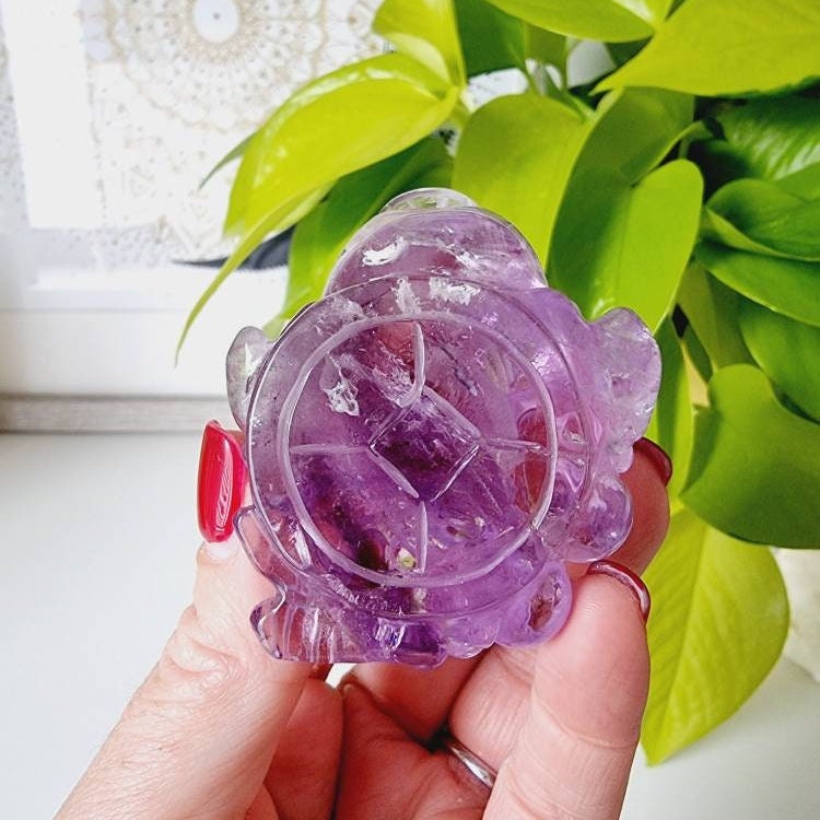 Amethyst Money Toad Crystal Money Toad Feng Shui Money Etsy Hong Kong