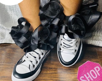 Ruffle TuTu Black Anklets, Ruffle socks, sockless ruffle socks, anklets