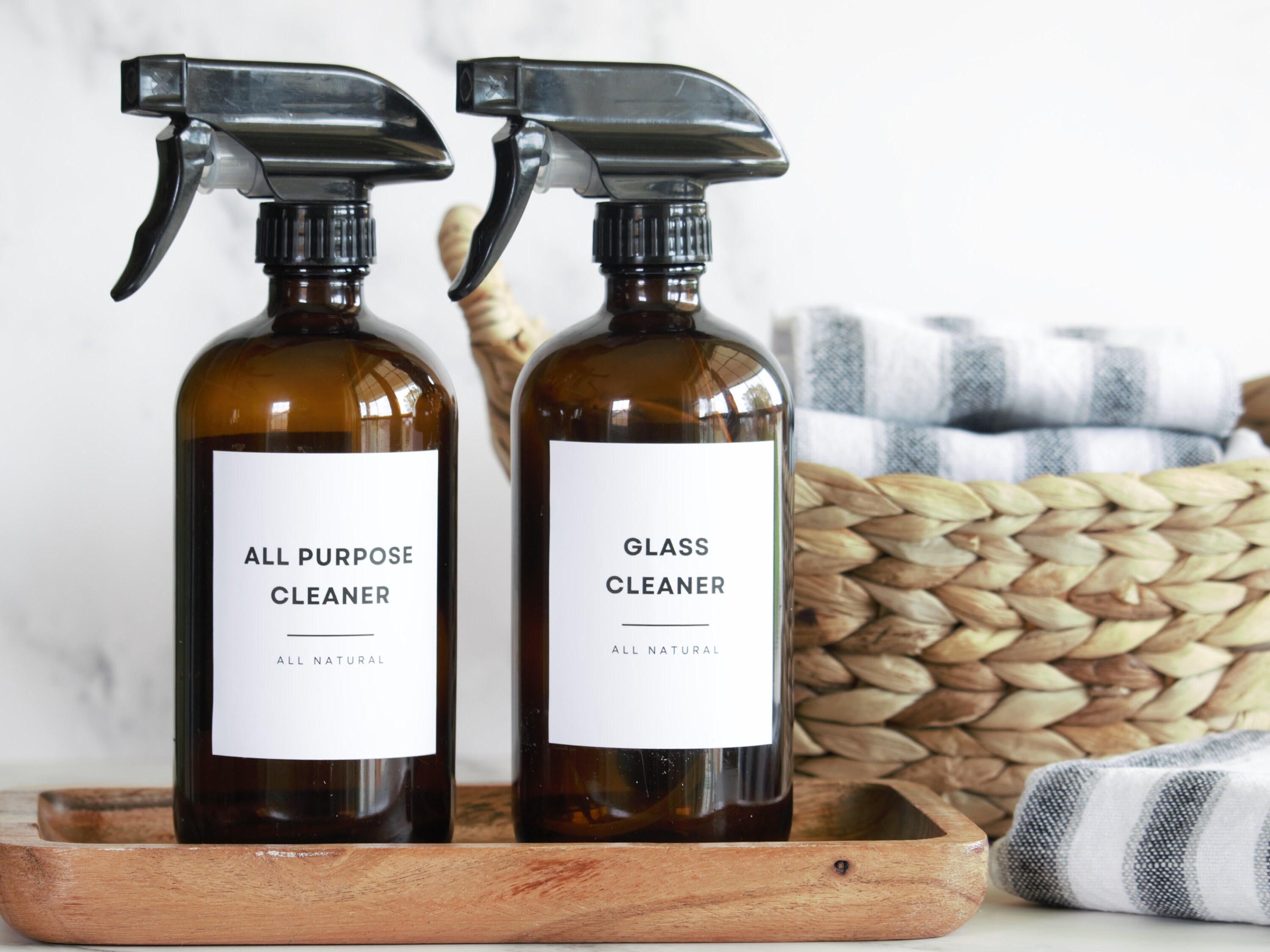 Clean Table Label Kitchen Cleaning Labels (minimalist Collection) L Water Resistant I ...