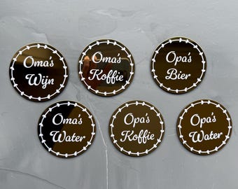 Posavasos personalizados: ¡el regalo perfecto para el abuelo y la abuela!