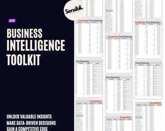 Business Information Toolkit: Google Sheets Business Planner (Digitaler Download)