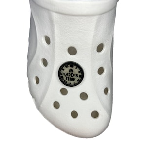 In God's Time Glow in the dark Glow upshoes Sandals charm Wristband Jibiz Bracelet