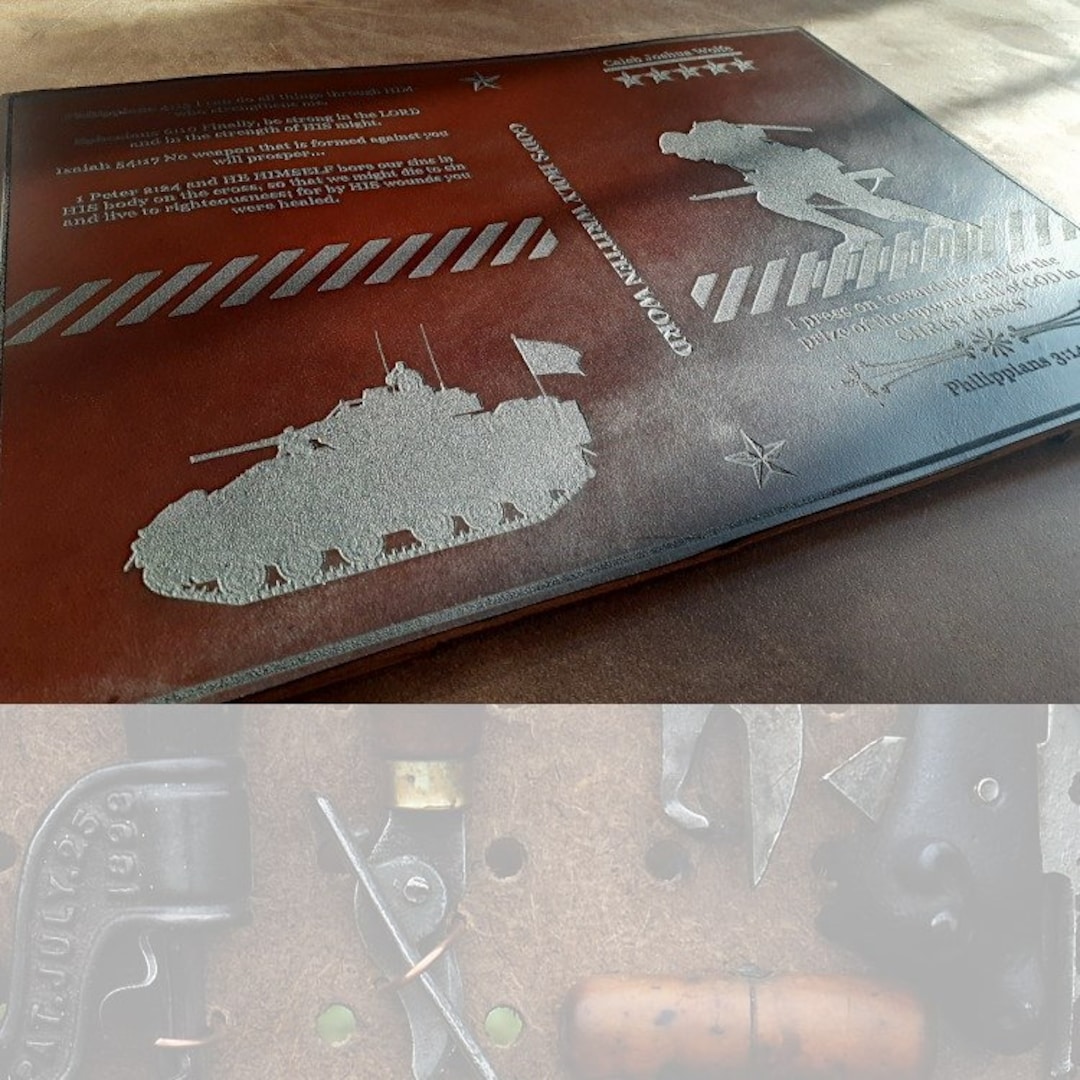 Military BIBLE Covers Personalized Made to Order Leather Etsy