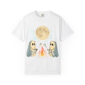 Cozy Campfire Ghosties- Comfrt Colors T-Shirt image 2