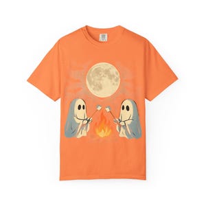 Cozy Campfire Ghosties- Comfrt Colors T-Shirt image 3