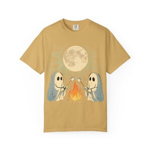 Cozy Campfire Ghosties- Comfrt Colors T-Shirt image 4