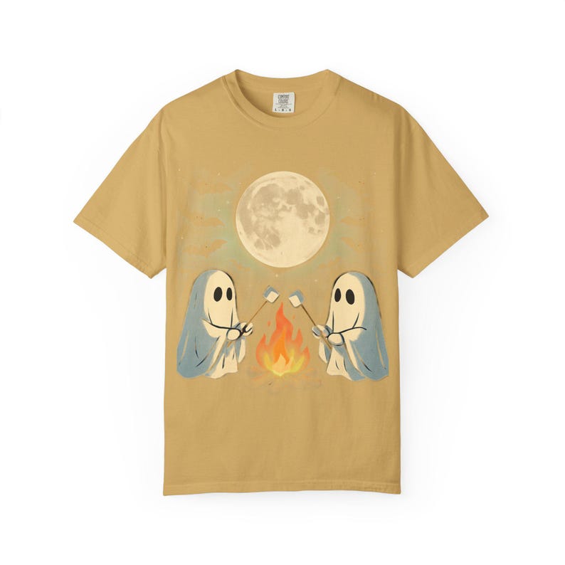 Cozy Campfire Ghosties- Comfrt Colors T-Shirt image 4