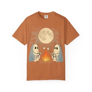 Cozy Campfire Ghosties- Comfrt Colors T-Shirt image 5