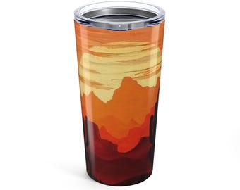 Sunset Desert Tumbler | 20oz Travel Mug