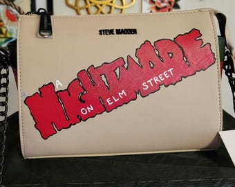 A Nightmare On Elm Street Hand Painted Purse