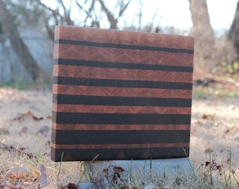 Walnut & Cherry "Dusk" End Grain Cutting Board (HECHO A PEDIDO)