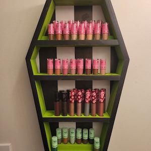 Handmade Coffin Lipstick Display Case (MADE TO ORDER)