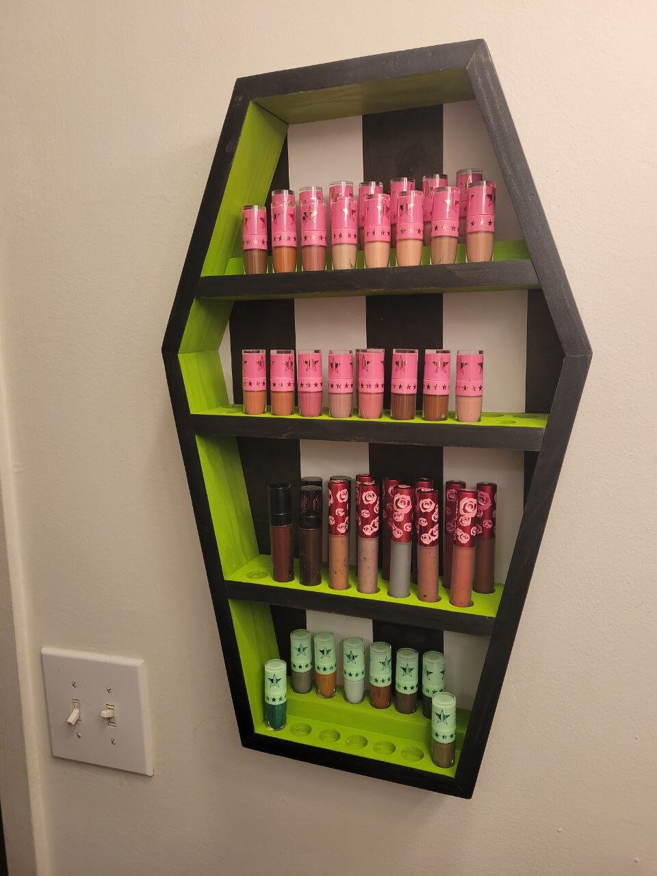 Handmade Coffin Lipstick Display Case MADE TO ORDER Etsy