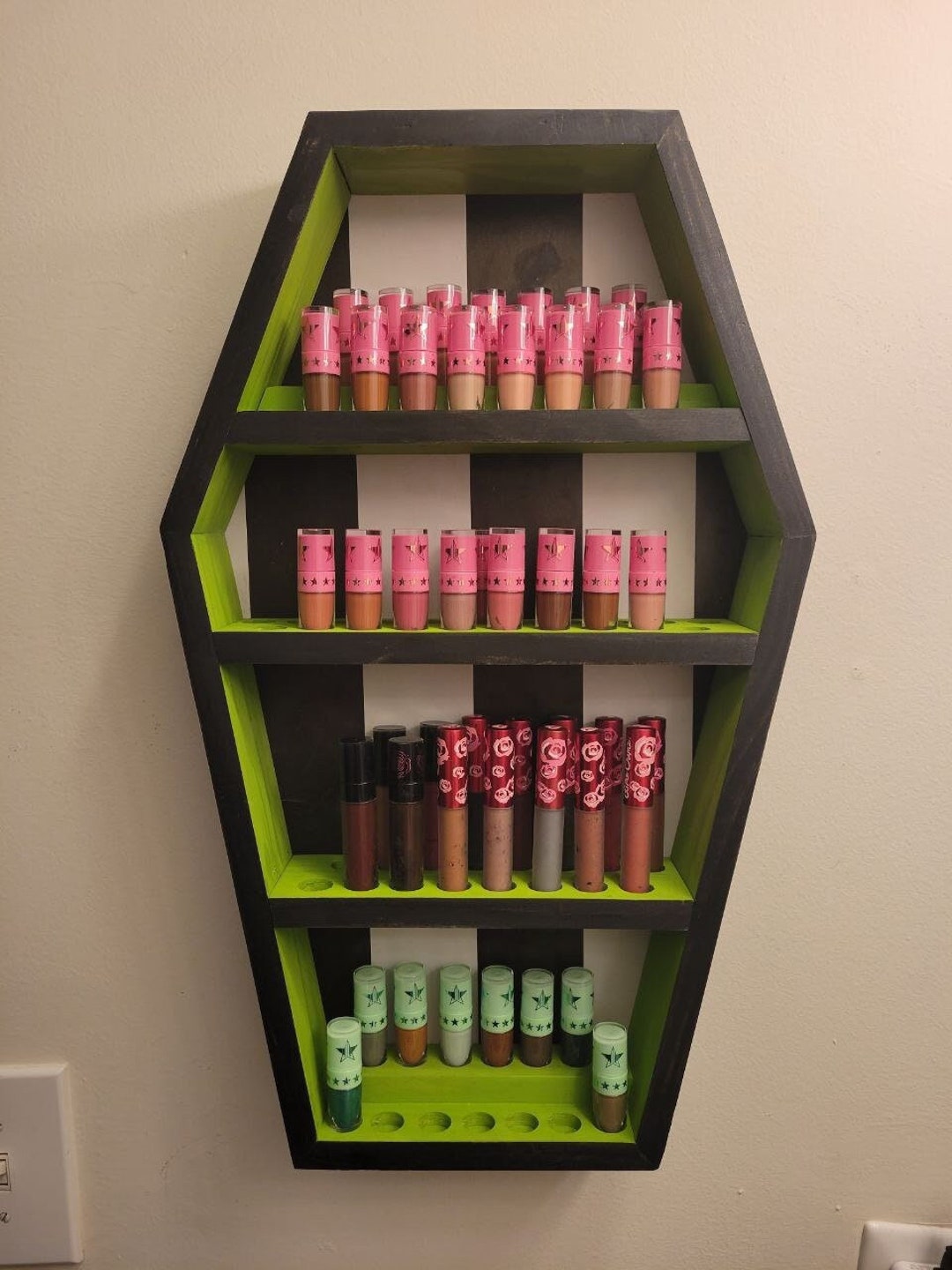 Handmade Coffin Lipstick Display Case MADE TO ORDER Etsy