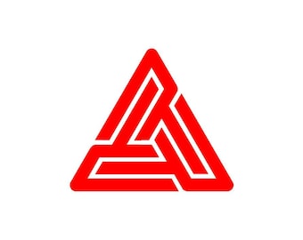 Black Pyramid Symbol Vinyl Decal