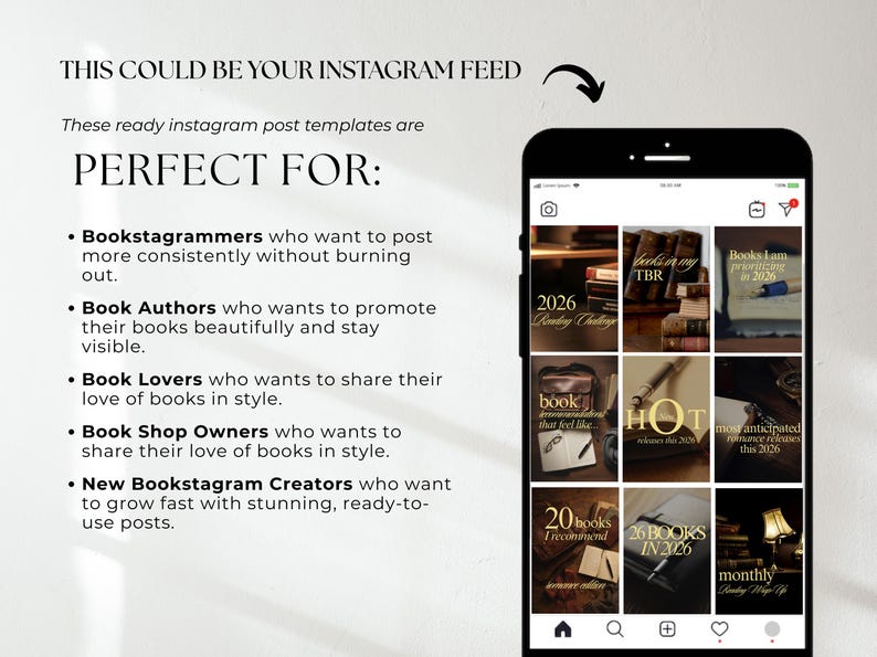 classic literature bookstagram design