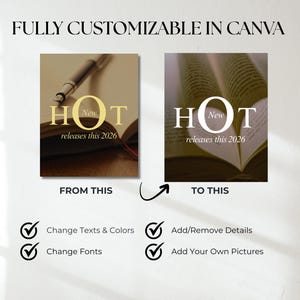literary book content template