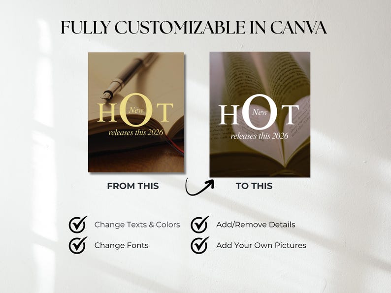 literary book content template