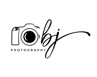 Initialen Logo, Fotografie Logo, Foto Wasserzeichen, Signatur Logo, Kreis Logo, Kamera Logo, Foto Copyright, Kalligraphie Logo