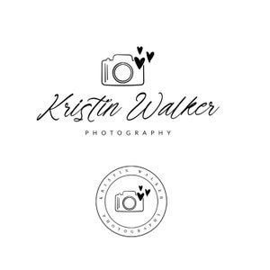 Premade Photography Logo, Photography Logo Design, Photography Watermark Logo, Photography Signature, Camera logo, Circle Logo