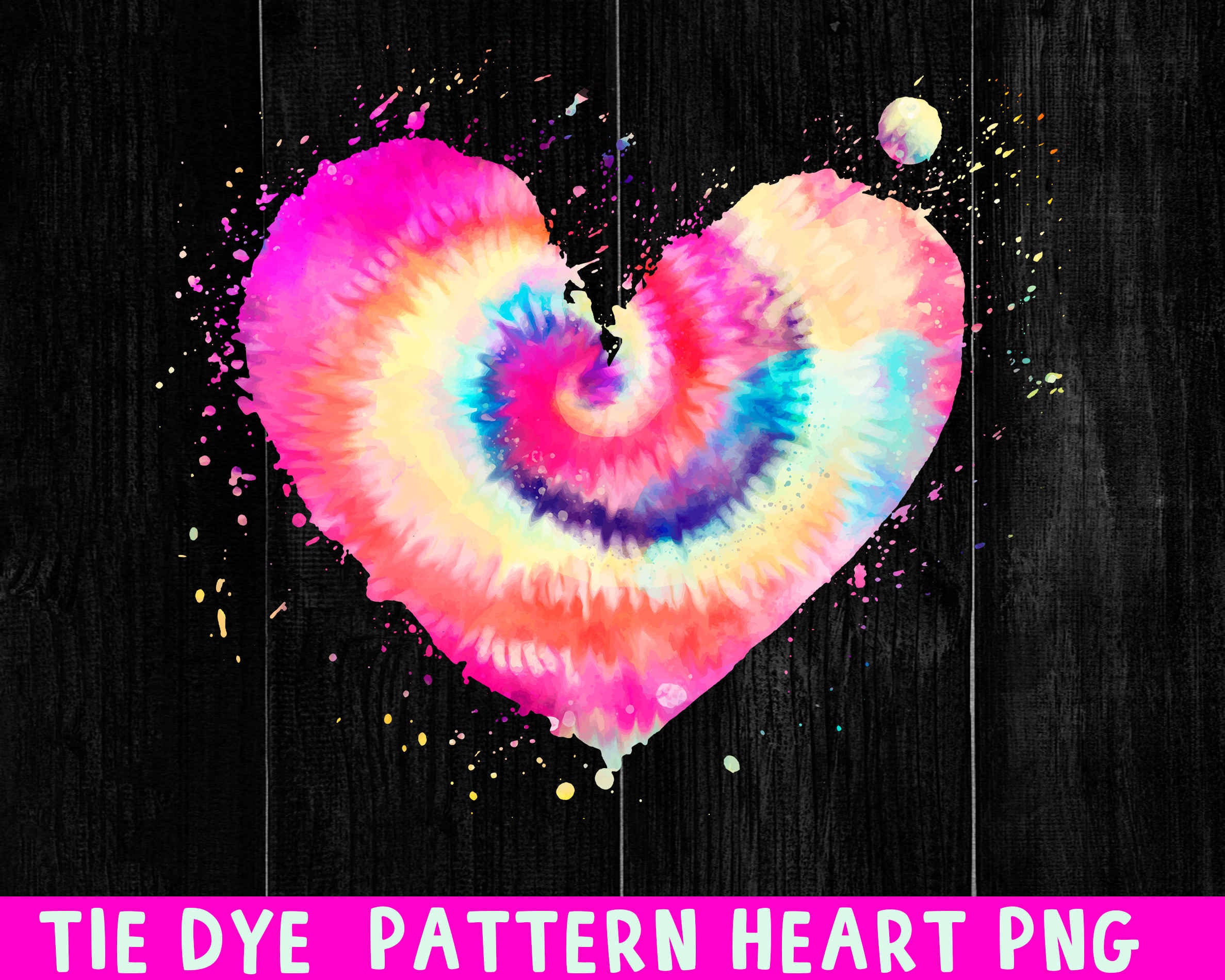 Tie Dye Heart Clipart Google
