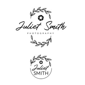Photography Logo Design,  Camera Logo Design, Initials Logo, Photo Watermark, Signature Logo, Circle Logo,Photo Copyright, Calligraphy Logo