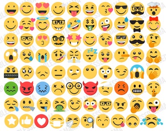 Emoji Shirt 18 Pack Printable Emoji Iron on Transfers for - Etsy