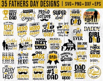 Father's Day svg Bundle Dad svg Best Dad Happy Fathers Day Dad and me Best Father Daddy to be svg/eps/png/dxf