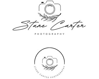 Premade Camera Logo, Photography Logo and Watermark, Photo Copyright, Camera Logo, Circle Logo, Signature Logo Set