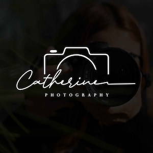 Photography Logo, Photo Watermark, Signature Logo, Circle Logo, Camera Logo, Photo Copyright, Calligraphy Logo