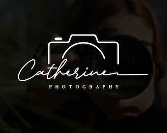 Fotografie Logo, Foto Wasserzeichen, Signatur Logo, Kreis Logo, Kamera Logo, Foto Copyright, Kalligraphie Logo