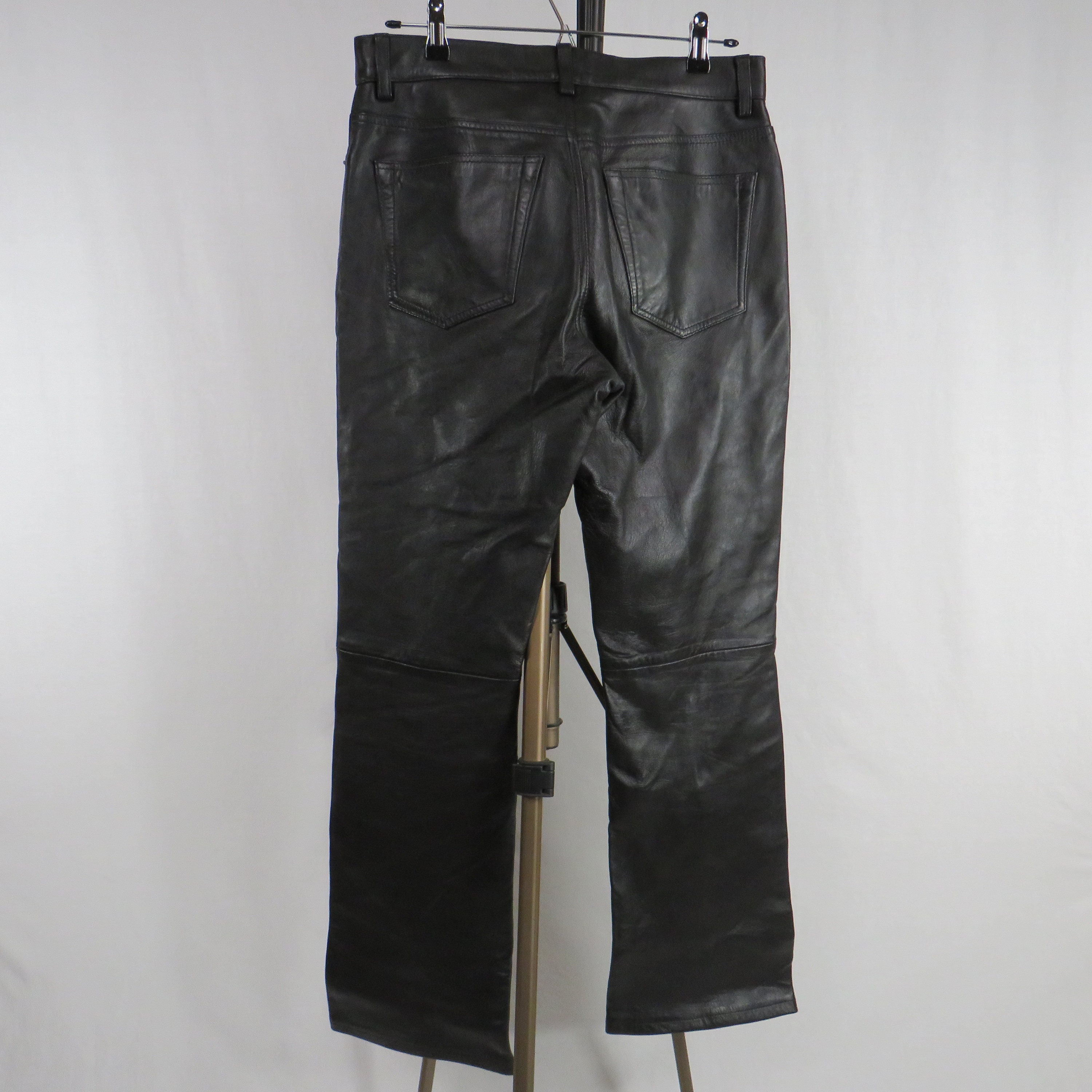 Old Navy Black Leather Pants - Etsy New 