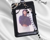 KPOP BTS Jungkook Photo Card W/ Black Beads - Etsy