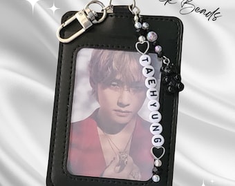 Kpop 875 PJM Photo Card Holder With Lilac Beads - Etsy