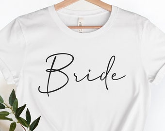 Bride Shirt Bride to Be Shirt Bride T-shirt Bride T Shirt Bride Shirt Bride Gift Idea Bridal Party Ideas Bachelorette Party Shirt Newly wed