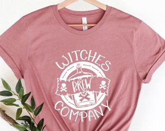 Witches Brew Company T-shirt, Halloween Shirt, Halloween Shirt For Girls, Funny Halloween Shirt, Halloween Party Shirt, Halloween Gift