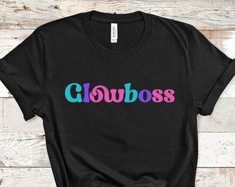 GlowBoss Shirt, 90s Retro Esthetician Tee, Gift for Estheticians, Skin Therapist Gifts, Cosmetologist Shirt, Beautician Tee Gift