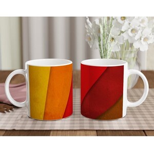 70s Print White 11oz Ceramic Mug