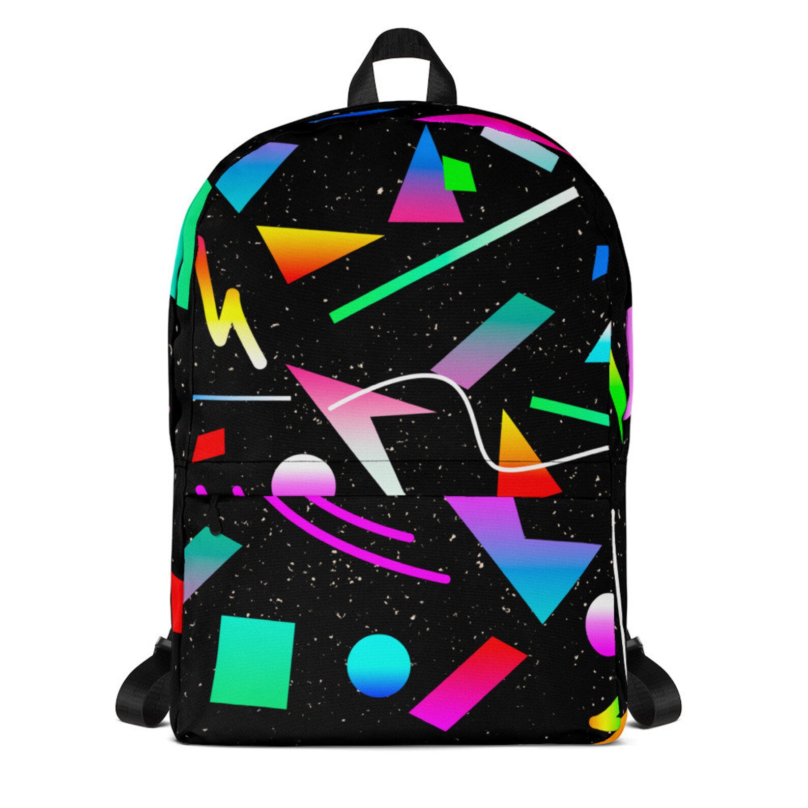 Retro Backpack 80's Stylish Colorful Design Etsy