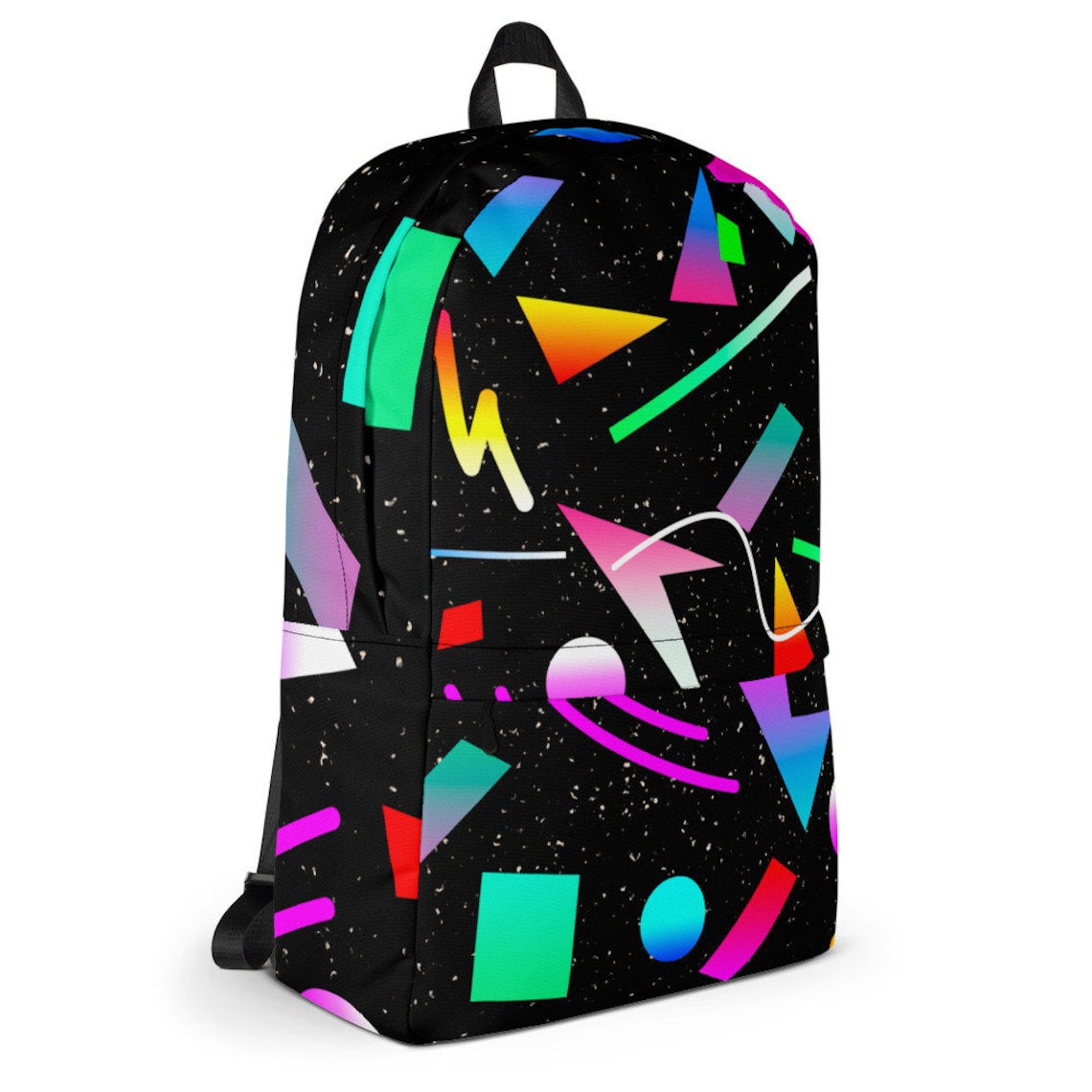 Retro Backpack 80's Stylish Colorful Design Etsy