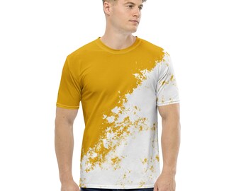 Splash of Yellow Men's T-Shirt: Add a Vibrant Touch to Your Wardrobe