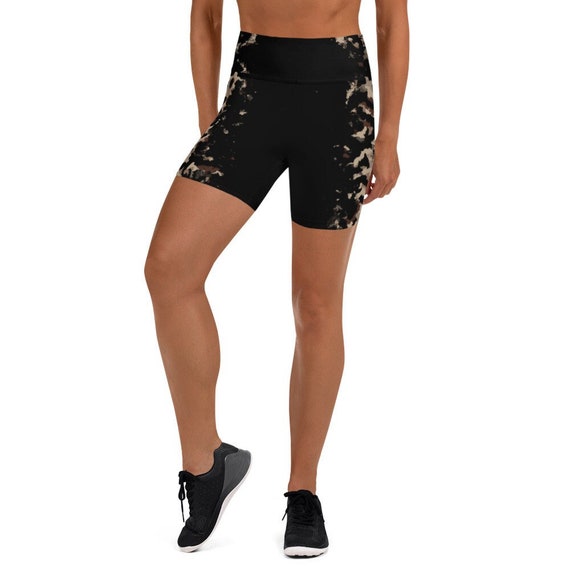 Leopard top yoga shorts