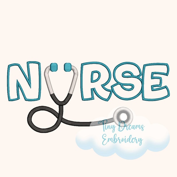 Nurse Digital Machine Embroidery Design Nurse Medical Embroidery Design Nurse Gift Embroidery Nurse Design Stethoscope Nurse Embroidery