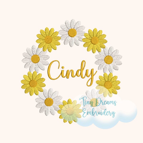 Daisy Embroidery Etsy