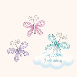 Butterfly Embroidery, Butterfly Shirt, Girl Gift, Baby, Nursery Design, Butterfly Gift: Machine Embroidery Design (Digital Download)