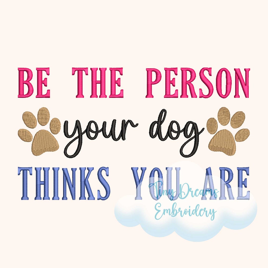 Dog Paw Print Embroidery Design: Animal Lover Gift (digital Download ...