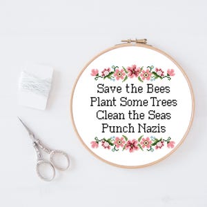Pdf-bestand met Punch Nazis-kruissteekpatroon
