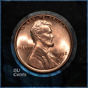 1952 S Lincoln Cent - Wheat Penny - Uncirculated